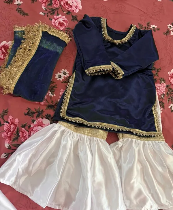 Navy_Blue_Ethnic_Suit_Set_with_White_Sharara_and_Dupatta