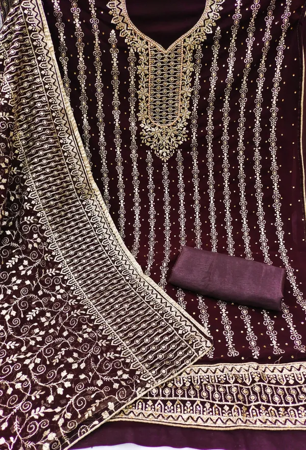 Embroidered_Ethnic_Suit_Set_with_Dupatta_-_Maroon_&_Gold