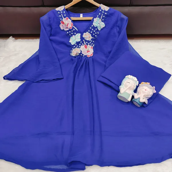 Elegant_Royal_Blue_Embroidered_Kurti_with_Floral_Neckline