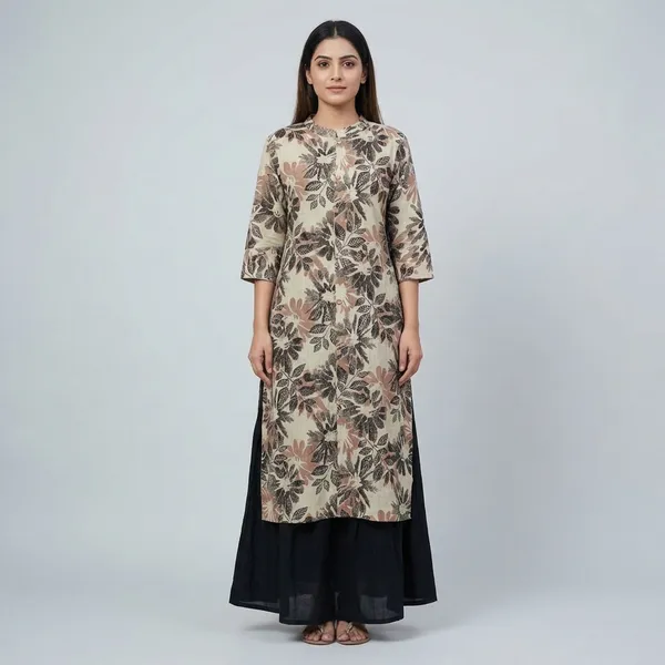 Elegant_Floral_Print_Kurta