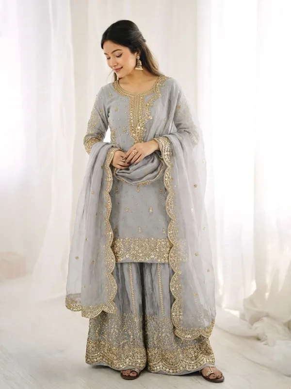 Grey_Embroidered_Sharara_Suit_Set_with_Dupatta