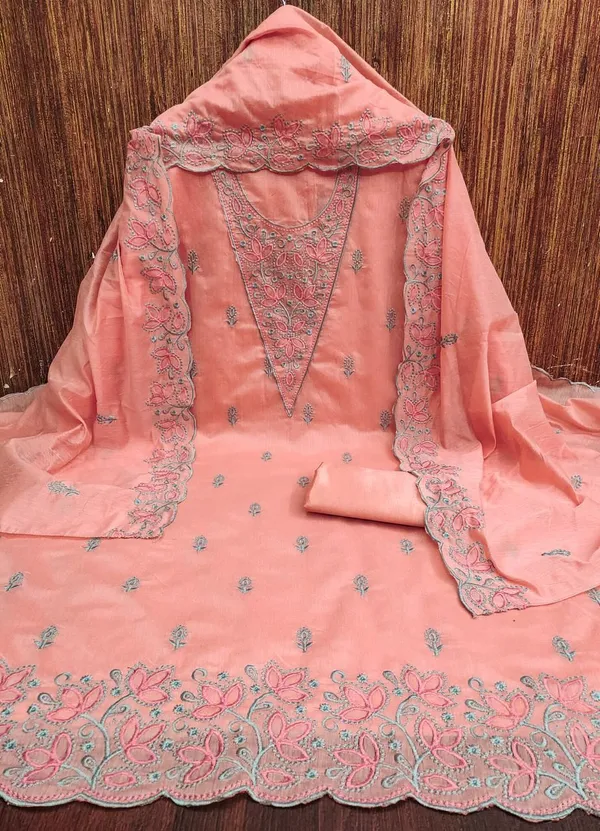 Peach_Embroidered_Salwar_Suit_Set_with_Dupatta