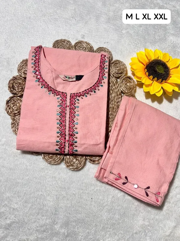 Pink_Embroidered_Cotton_Kurta_Set_for_Women