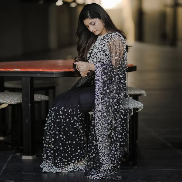 Black_Net_Saree_with_Silver_Sequin_Border_and_Polka_Dots
