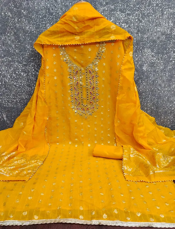 Yellow_Embroidered_Georgette_Salwar_Suit_Set_with_Dupatta