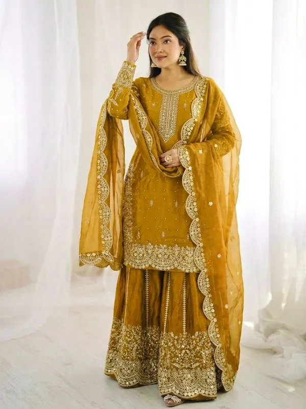 Mustard_Yellow_Embroidered_Sharara_Set_with_Dupatta_-_Ethnic_Wear_for_Women