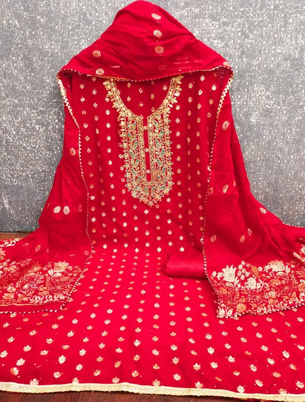 Red_Embroidered_Georgette_Salwar_Suit_Set_with_Dupatta