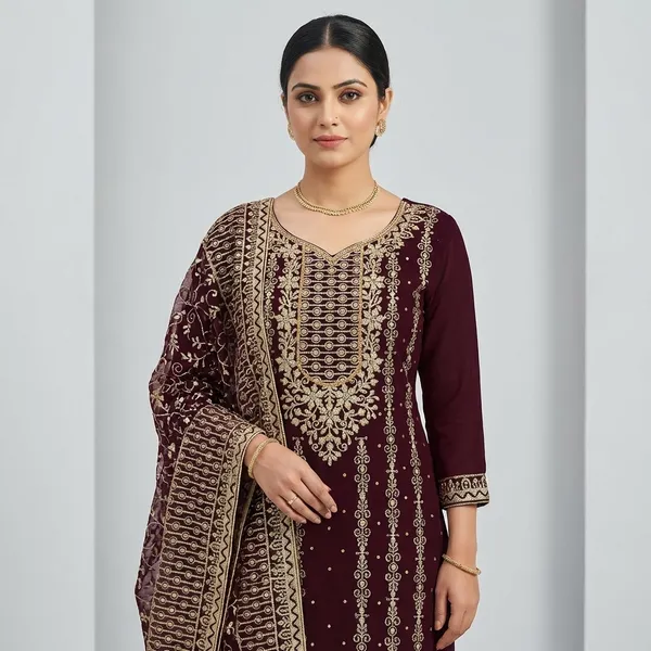 Embroidered_Maroon_Ethnic_Suit_Set_with_Dupatta