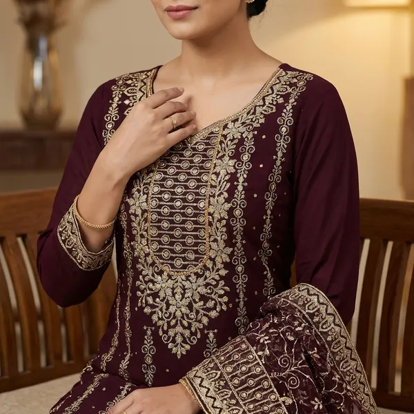 Embroidered_Maroon_Ethnic_Suit_Set_with_Dupatta