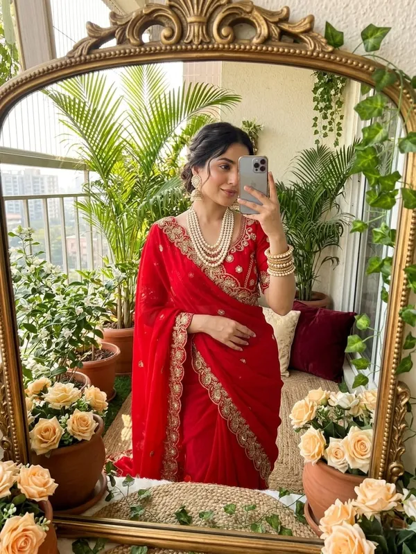 Red_Embroidered_Bridal_Lehenga_Set_with_Golden_Detailing