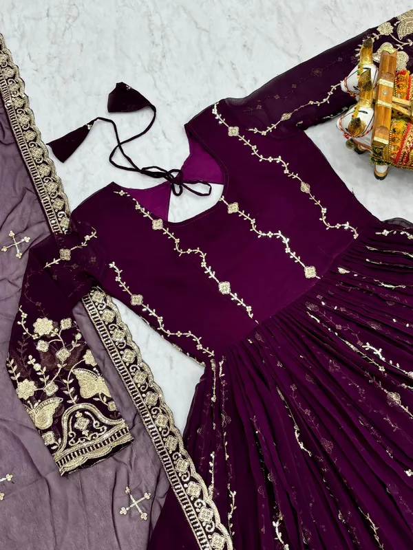 Purple_Embroidered_Anarkali_Gown_Suit_Set_with_Dupatta