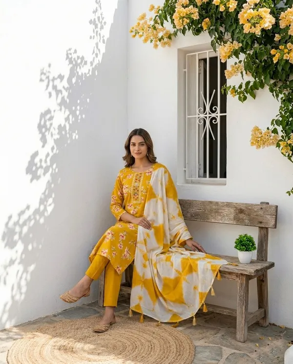 Yellow_Floral_Embroidered_Kurta_Set_with_Dupatta