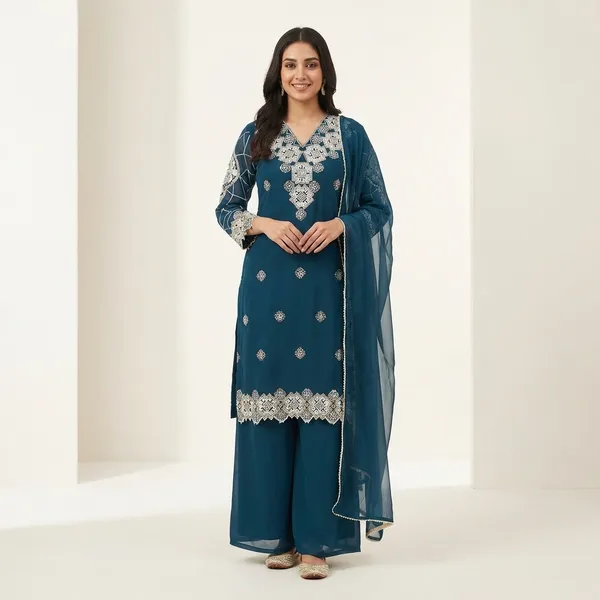 Navy_Blue_Embroidered_Ethnic_Kurta_with_Trousers_and_Dupatta_-_3_Piece_Set