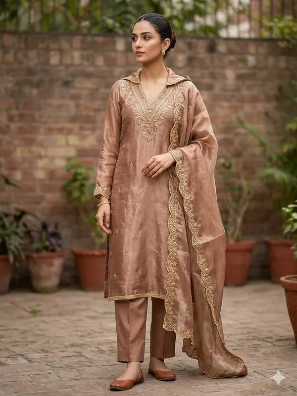 Beige_Embroidered_Pakistani_Suit_Set_with_Dupatta