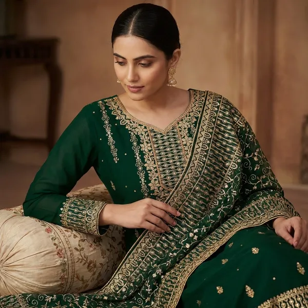 Green_Embroidered_Ethnic_Dress_Material_with_Dupatta