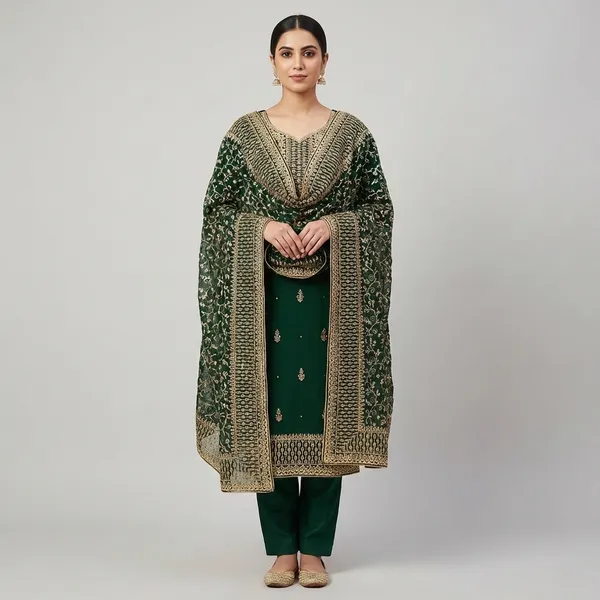 Green_Embroidered_Ethnic_Dress_Material_with_Dupatta