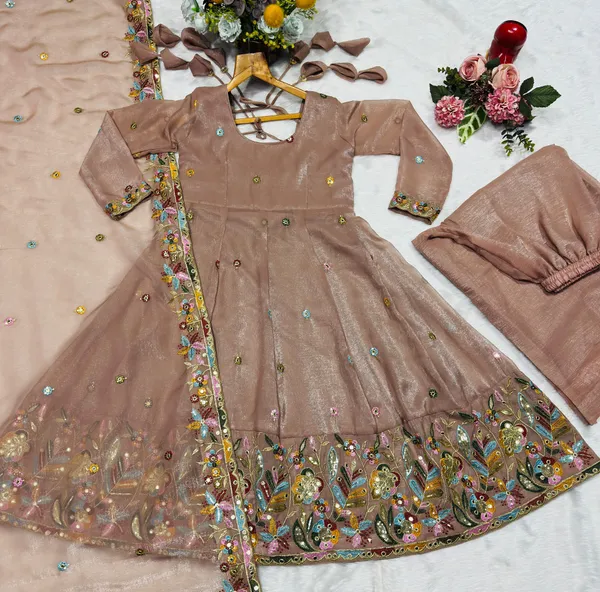 Beige_Embroidered_Anarkali_Dress_with_Dupatta_-_Ethnic_Wear_Set