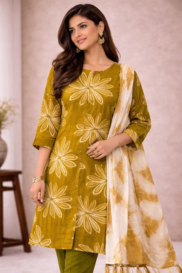 Mustard_Yellow_Embroidered_Cotton_Kurta_Set_with_Dupatta