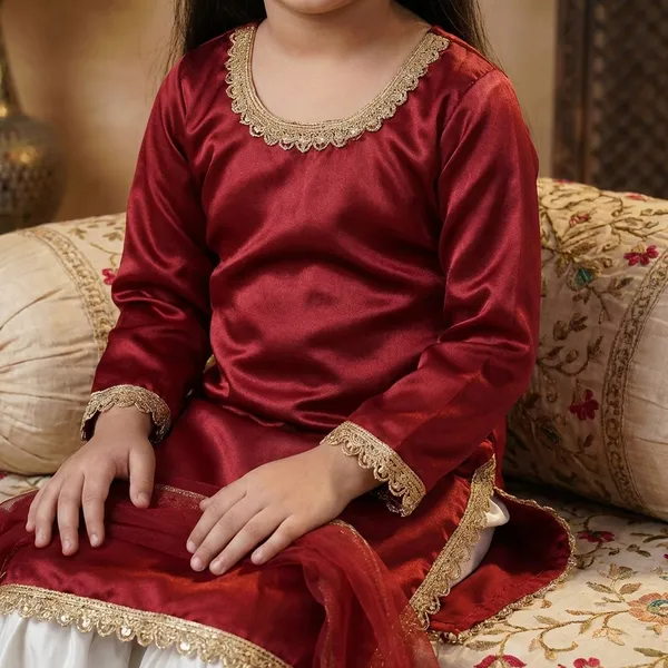 Maroon_and_White_Sharara_Set_with_Golden_Embroidery_for_Girls