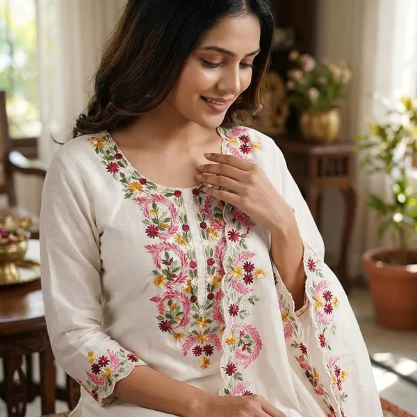White_Floral_Embroidered_Unstitched_Suit_Material_with_Dupatta