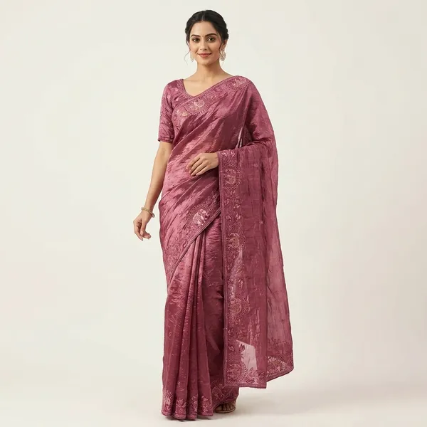 Elegant_Pink_Embroidered_Silk_Saree_with_Elephant_Motif_and_Matching_Blouse