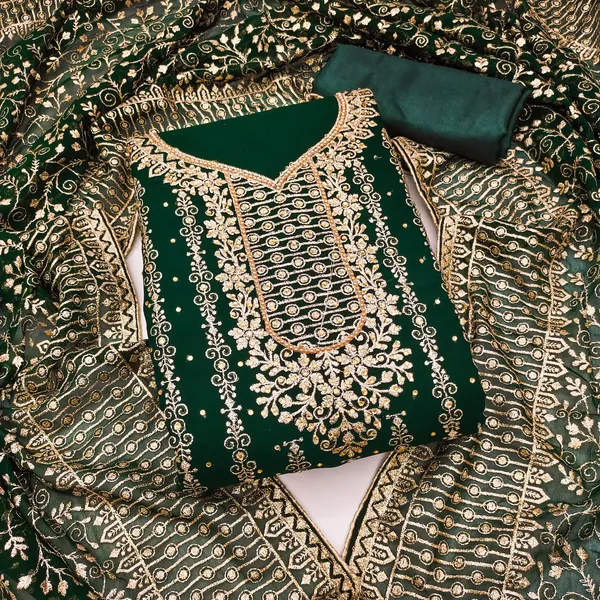Green_Embroidered_Ethnic_Dress_Material_with_Dupatta