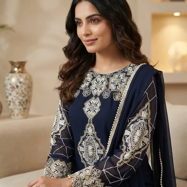 Navy_Blue_Embroidered_Ethnic_Suit_Set_with_Intricate_Silver_Thread_Work