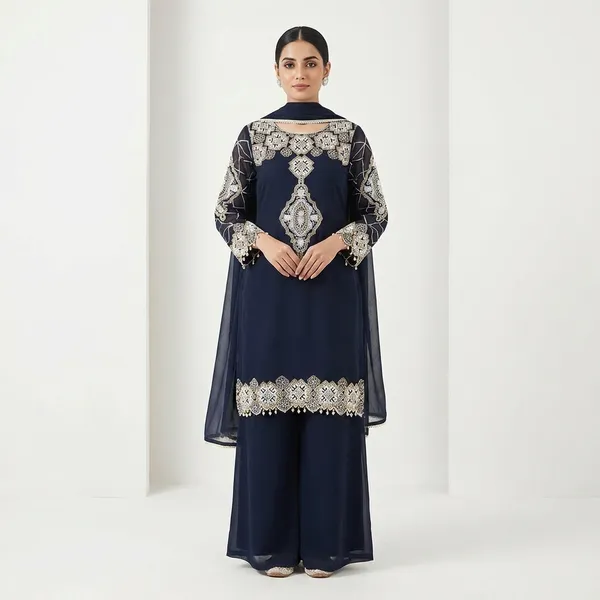 Navy_Blue_Embroidered_Ethnic_Suit_Set_with_Intricate_Silver_Thread_Work