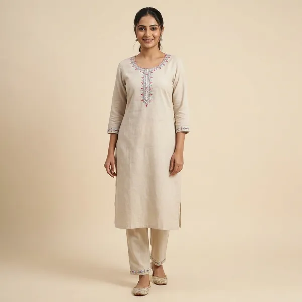Beige_Embroidered_Ethnic_Suit_Set