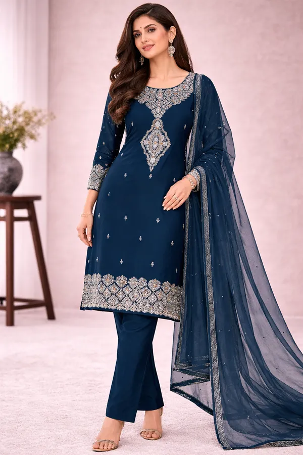 Navy_Blue_Embroidered_Ethnic_Dress_Set_with_Geometric_Pattern