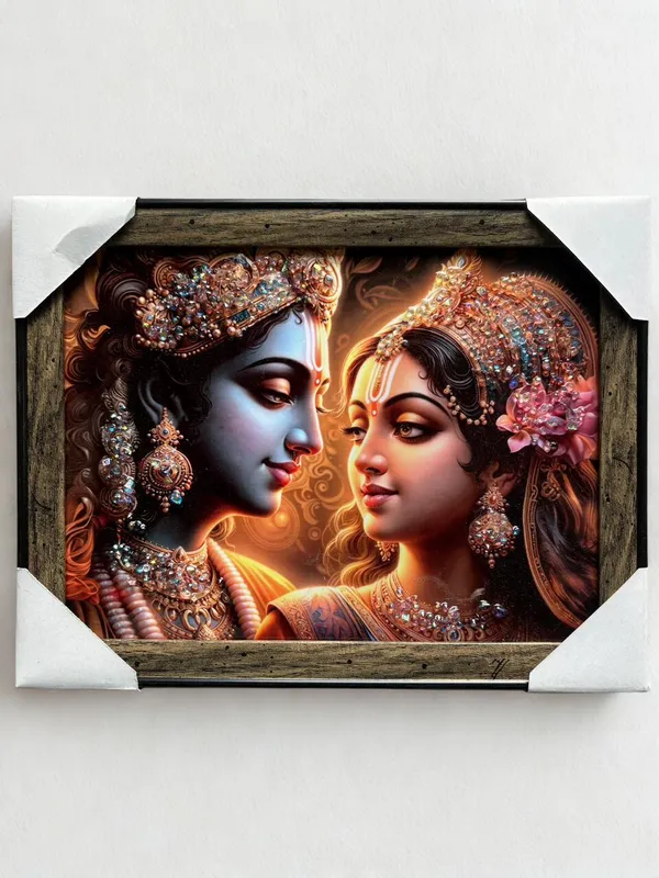 Multicolour_Premium_Quality_11x14_Inch_Radha_Krishna_Wooden_Finish_Bordering