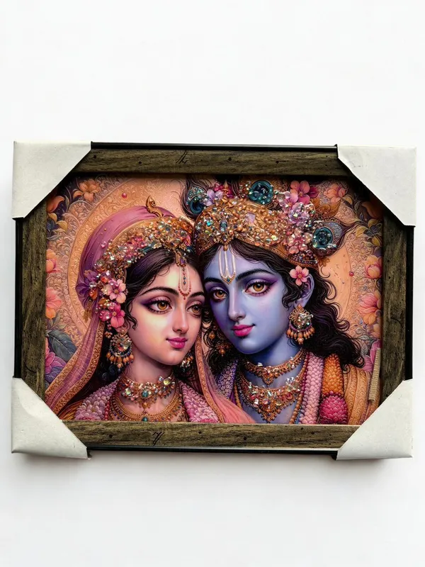 Multicolour_Premium_Quality_11x14_Inch_Radha_Krishna_Wooden_Finish_Bordering