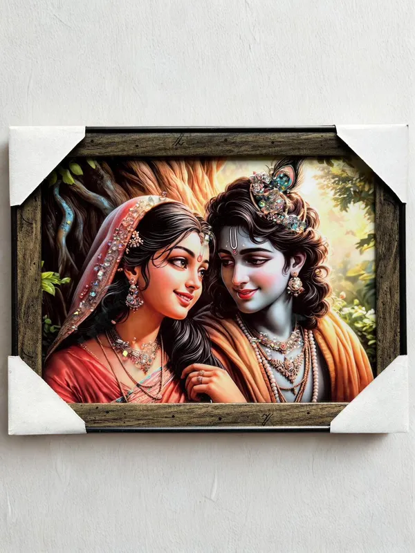 Multicolour_Premium_Quality_11x14_Inch_Radha_Krishna_Wooden_Finish_Bordering