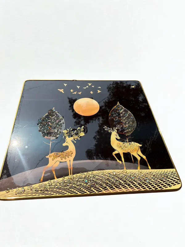 Multicolour_Premium_Quality_16x16_Inch_Double_Deer_Scenery_Square