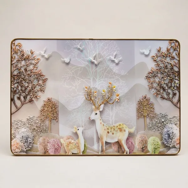 White_Deer_Premium_Quality_14x20_Inch_White_Deer_Frame