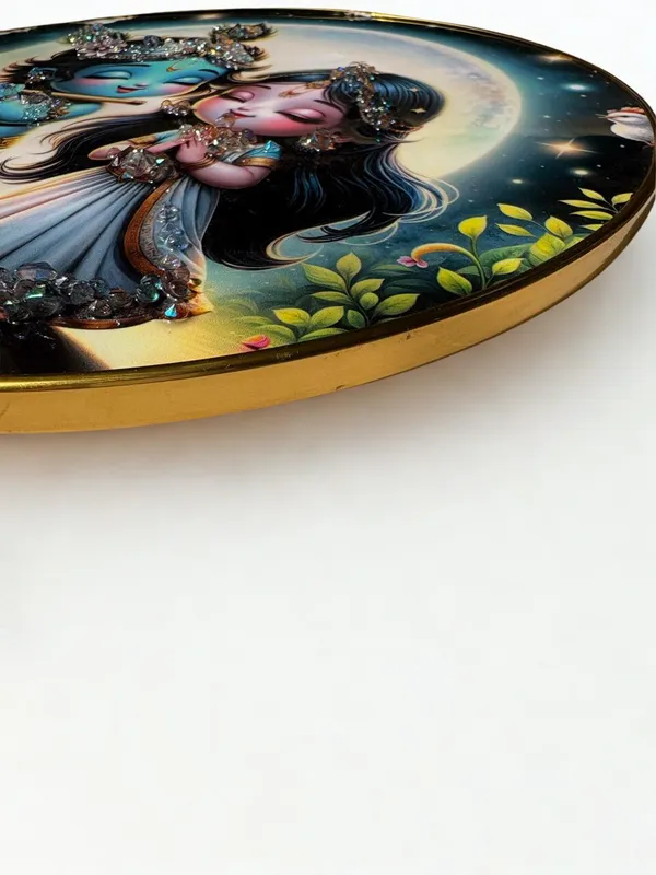 Multicolour_Premium_Quality_12x12_Inch_Radha_Krishna_Round_Frame