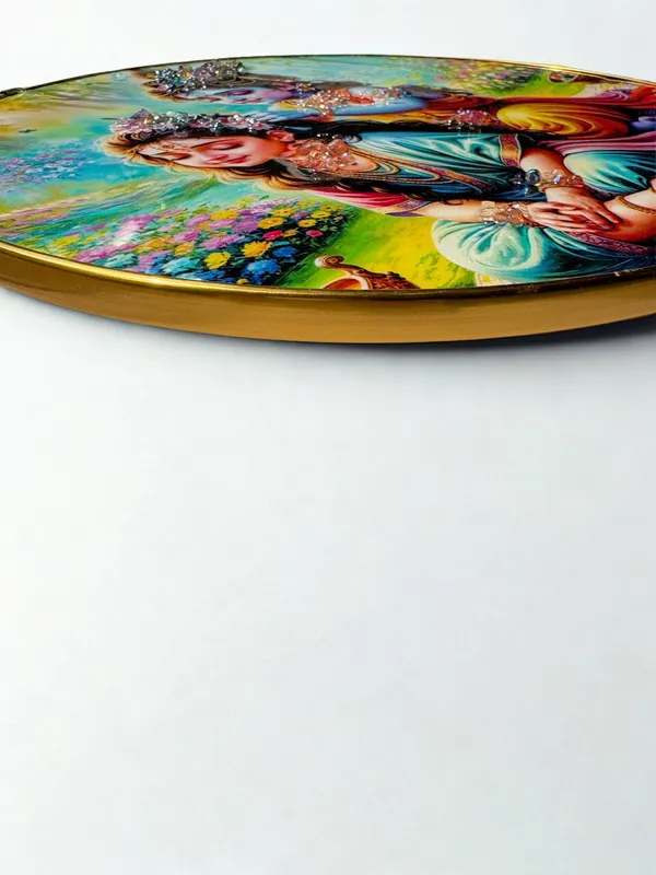 Multicolour_Premium_Quality_12x12_Inch_Radha_Krishna_Round_Frame