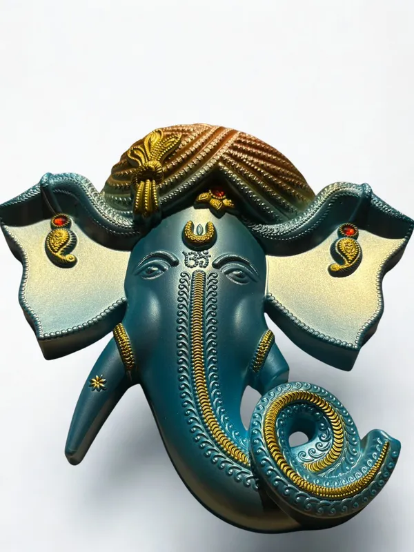 Blue_And_Golden_Combinaion_Premium_Quality_Ganesh_Face