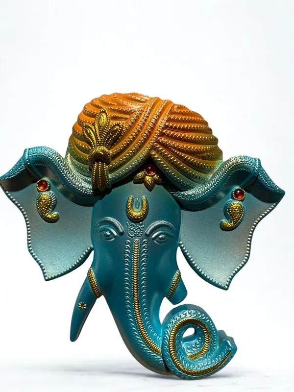Blue_And_Golden_Combinaion_Premium_Quality_Ganesh_Face