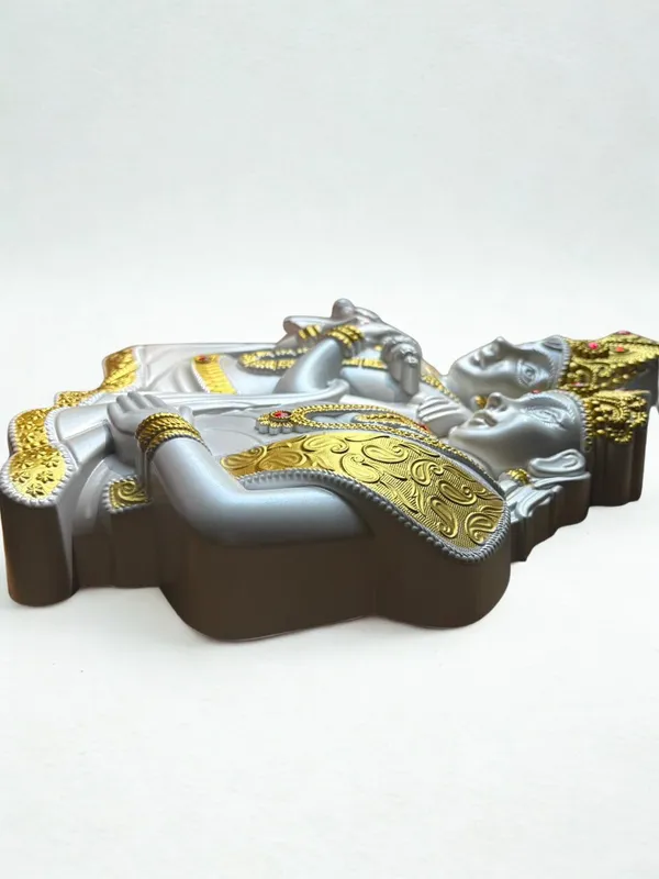 White_With_Golden_Finish_Premium_Quality_Radha_Krishna_Face