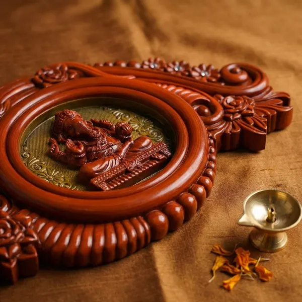 Orange_Premium_Quality_Ganesh_Framing