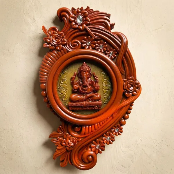 Orange_Premium_Quality_Ganesh_Framing