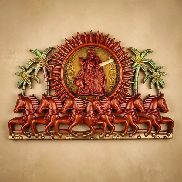 Orange_Premium_Quality_Radha_Krishna_Framing