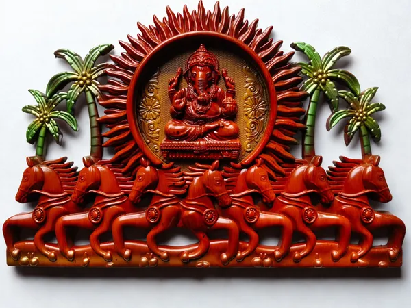 Orange_Premium_Quality_Ganesh_Framing