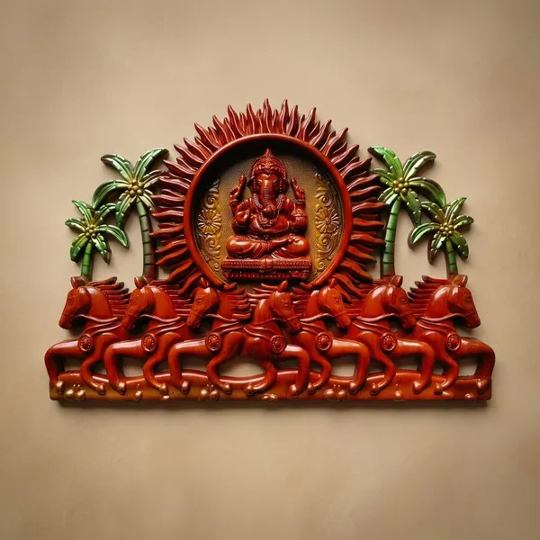 Orange_Premium_Quality_Ganesh_Framing