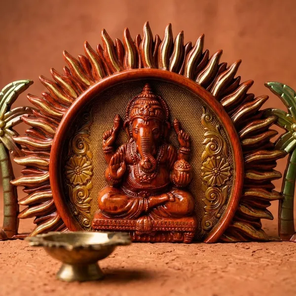 Orange_Premium_Quality_Ganesh_Framing