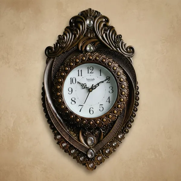 Black_Wood_Premium_Quality_Wall_Hanging_Clock