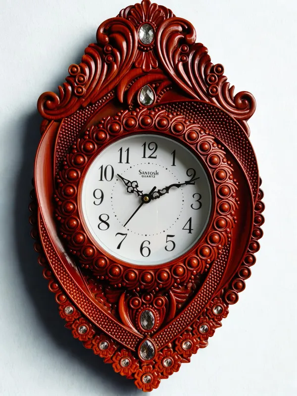 Orange_Premium_Quality_Wall_Hanging_Clock