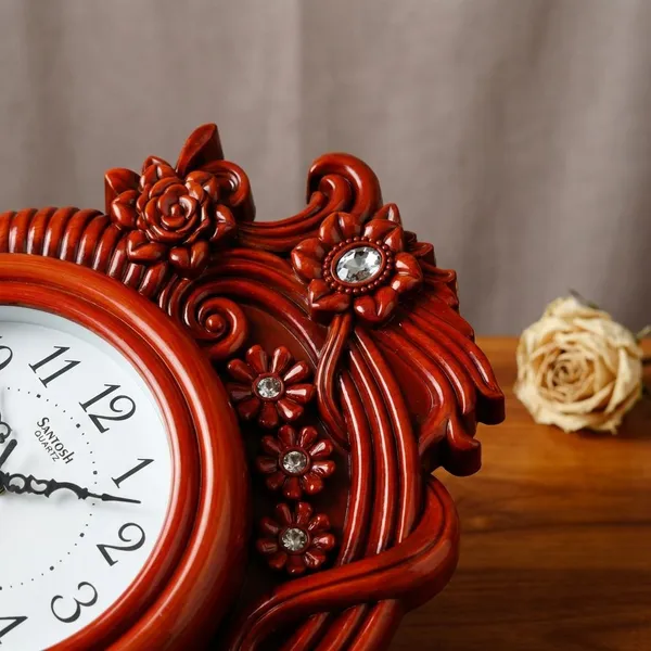 Orange_Premium_Quality_Wall_Hanging_Clock