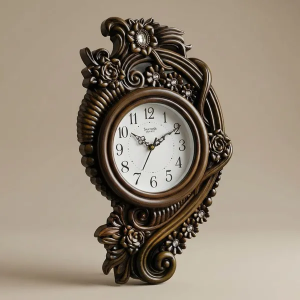 Black_Wood_Premium_Quality_Wall_Hanging_Clock